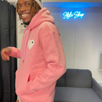 Rosa Herz-Sweatshirt