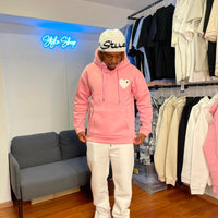 Rosa Herz-Sweatshirt