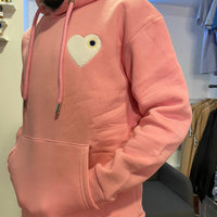 Rosa Herz-Sweatshirt