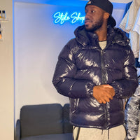 Doudoune C.j Navy (bleu foncé)