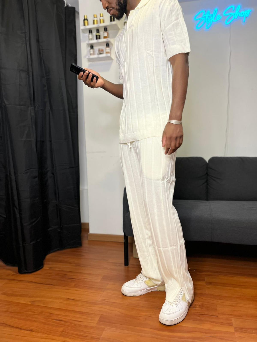 White Polo Set