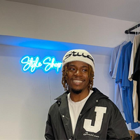 Ego Trip White Mohair Beanie