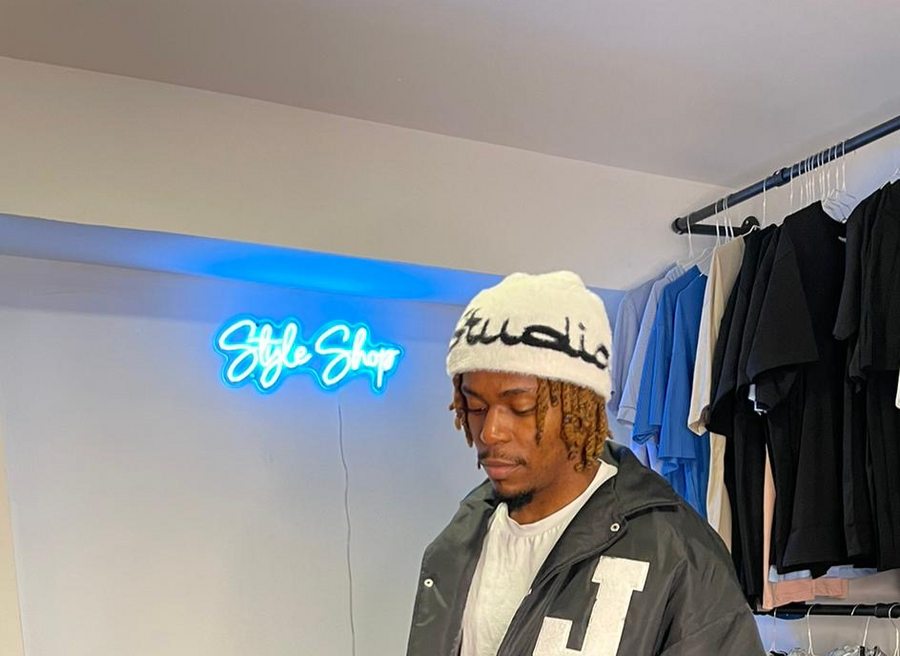 Ego Trip White Mohair Beanie