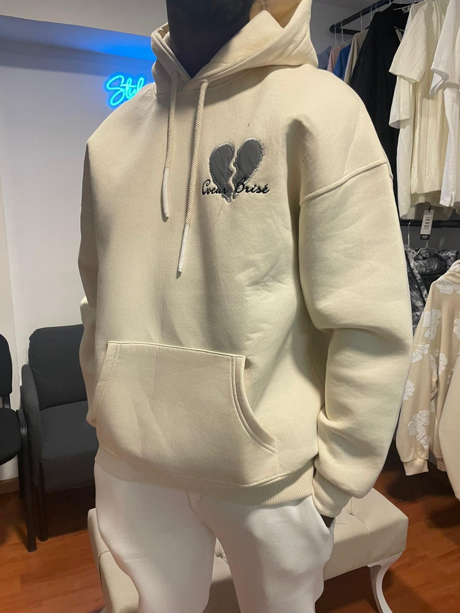 Broken Heart Sweatshirt Weiß