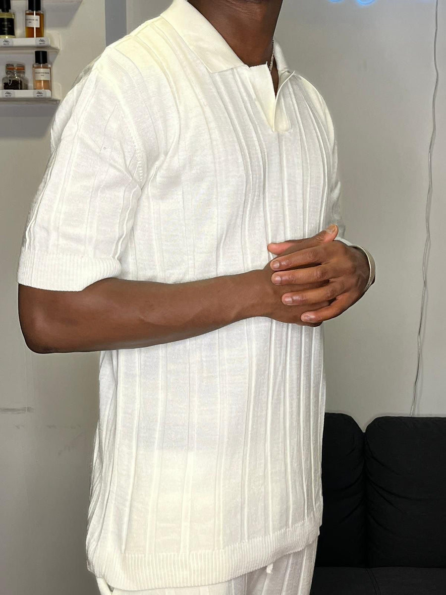 White Polo Set