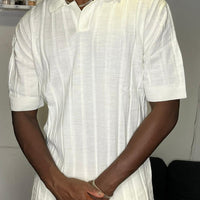White Polo Set