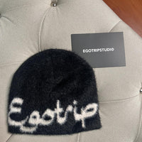 Bonnet Ego Trip Noir Mohair