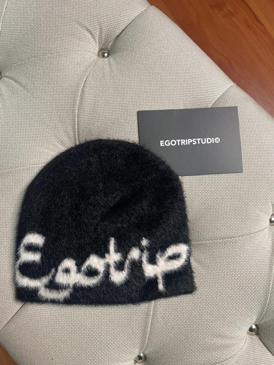 Bonnet Ego Trip Noir Mohair